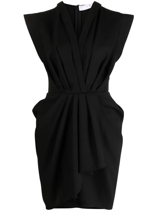 Pheao Draped Wool Dress