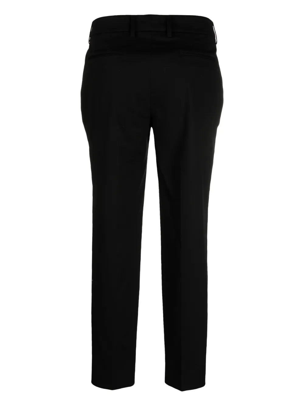 Pressed Crease Stretch-Cotton Trousers