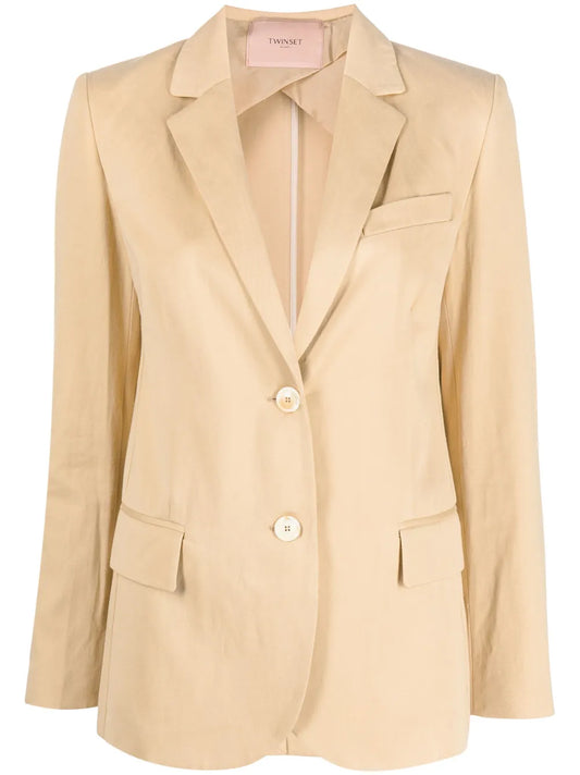 Single-Breasted Tailored Blazer