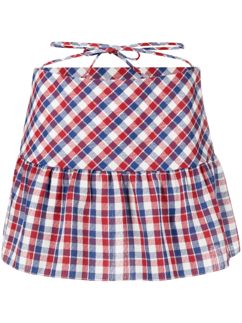 Checked Mini Skirt