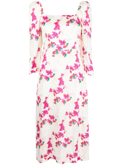 Floral-Print Dress