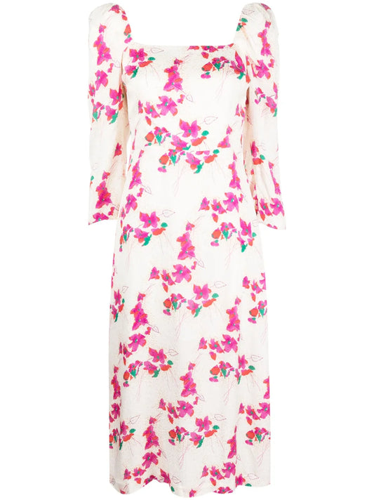 Floral-Print Dress
