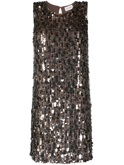 Sequined Sleeveless Dress