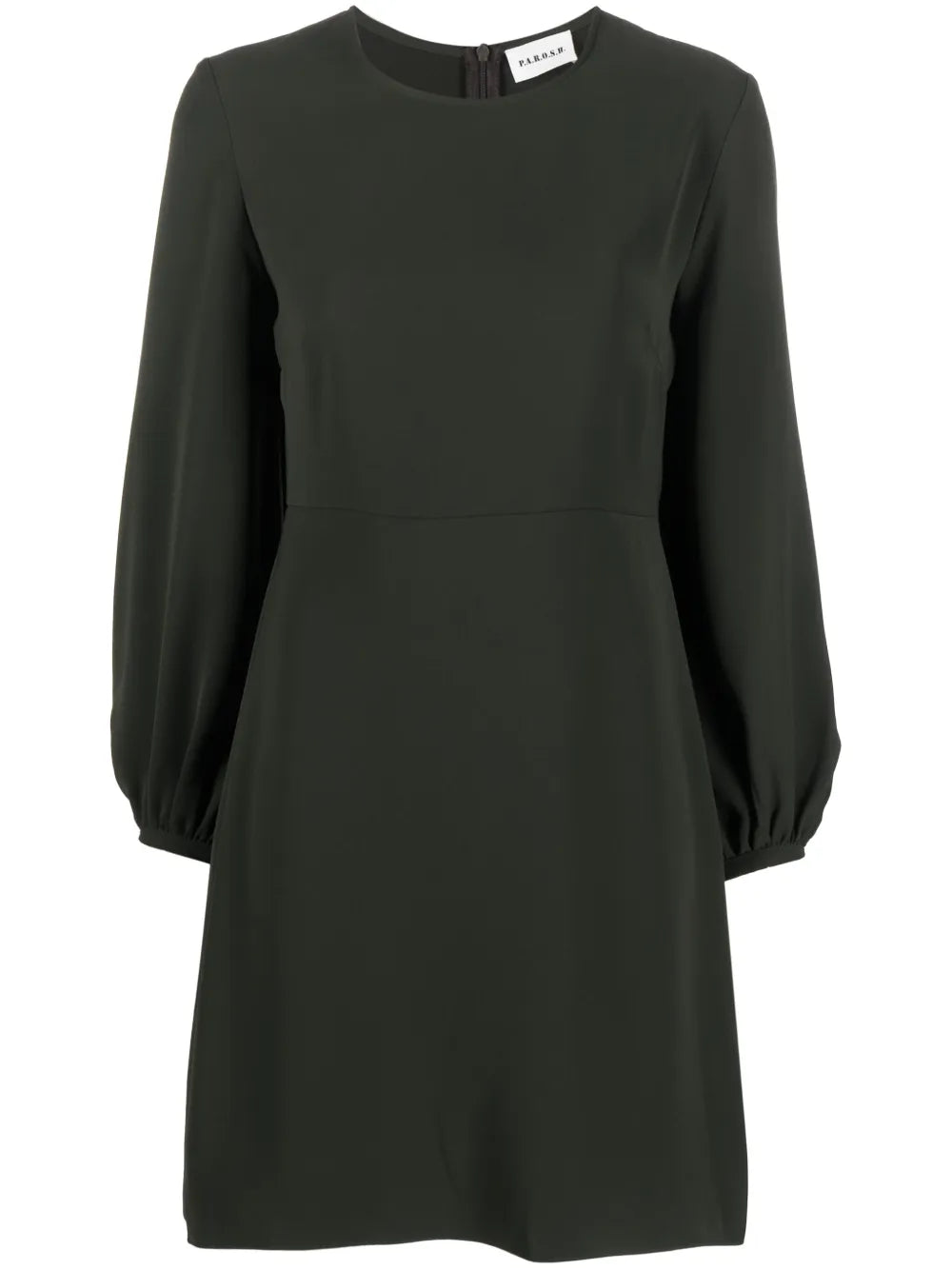 Long-Sleeved A-Line Mini Dress