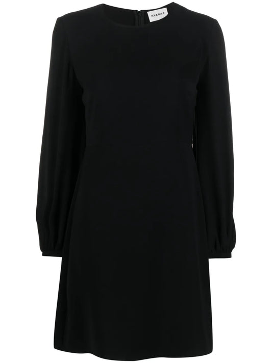Long-Sleeved A-Line Mini Dress