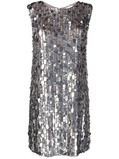 Sequined Sleeveless Dress