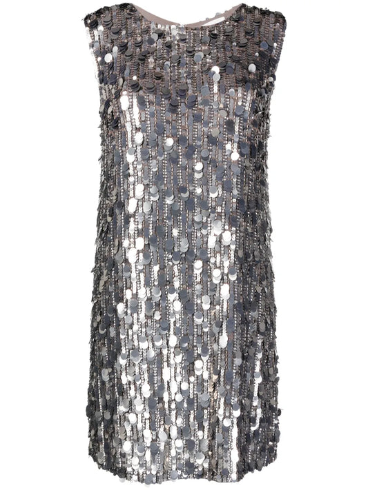 Sequined Sleeveless Dress