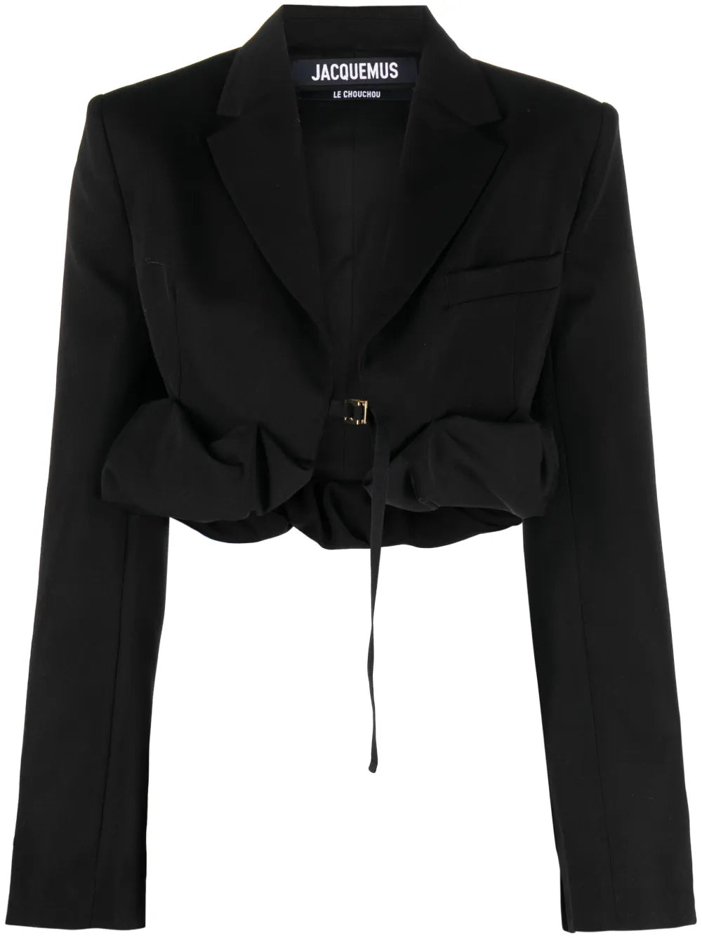 La Veste Croissant Cropped Blazer