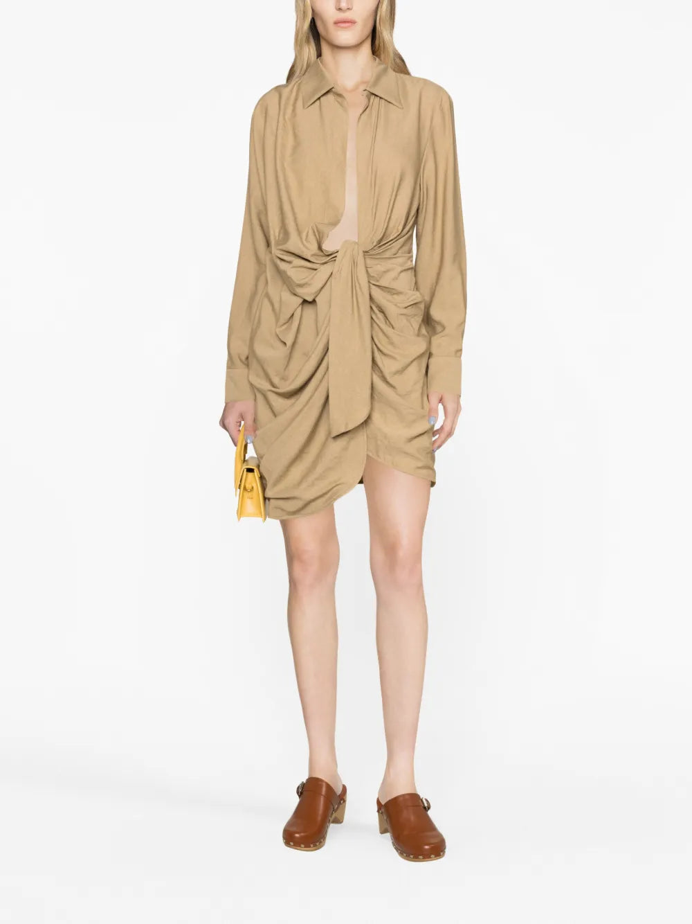 La Robe Bahia Draped Minidress