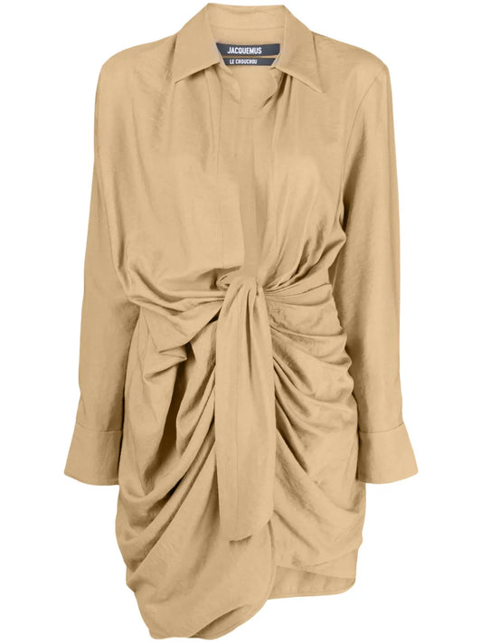 La Robe Bahia Draped Minidress