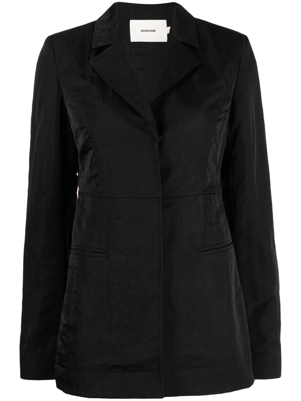 Single-Breasted Long-Sleeve Blazer