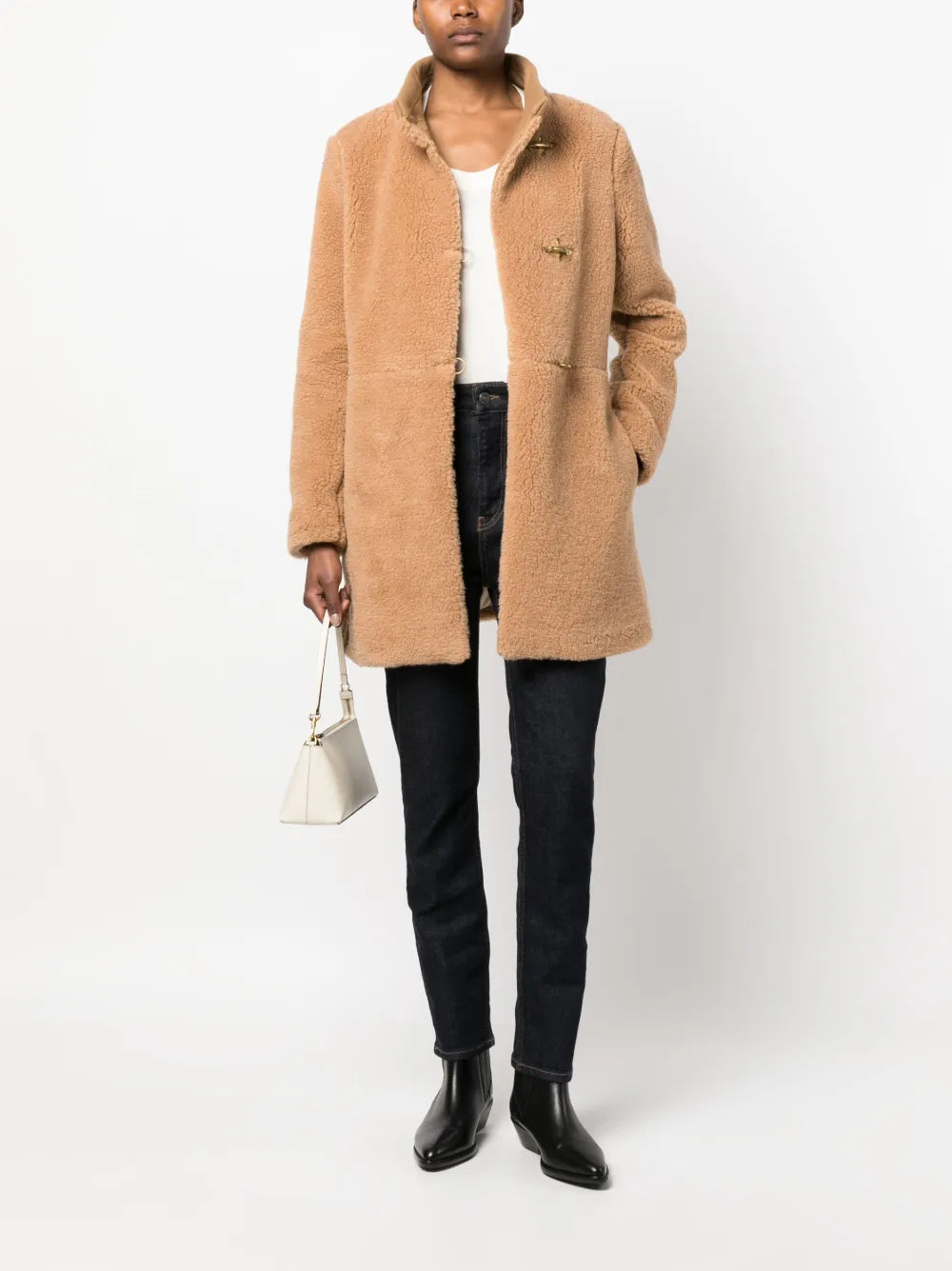 Faux-Shearling Coat