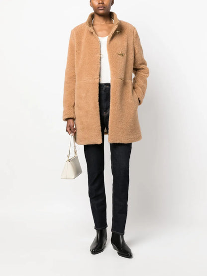Faux-Shearling Coat