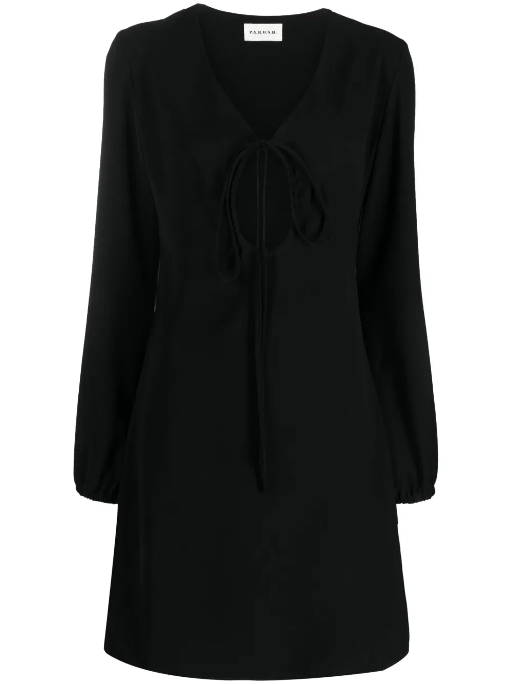 Abito V-Neck Keyhole Dress