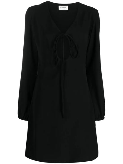 Abito V-Neck Keyhole Dress