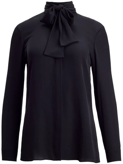 Tash Scarf-Detail Silk Blouse