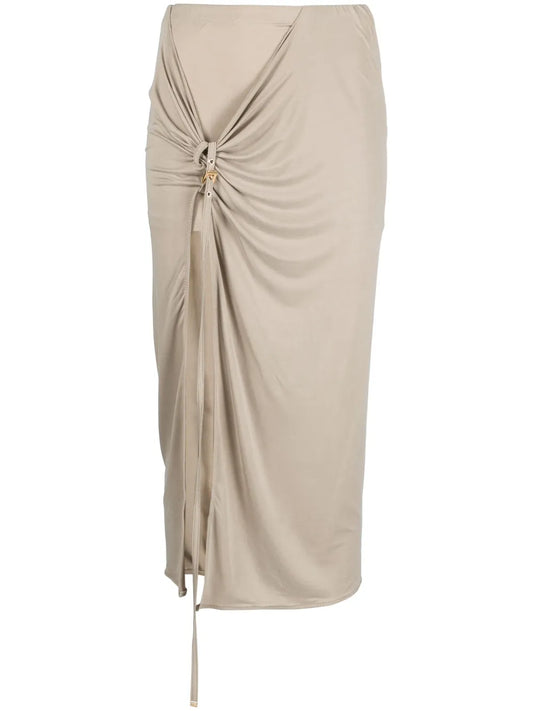 La Jupe Pareo Croissant Midi Skirt