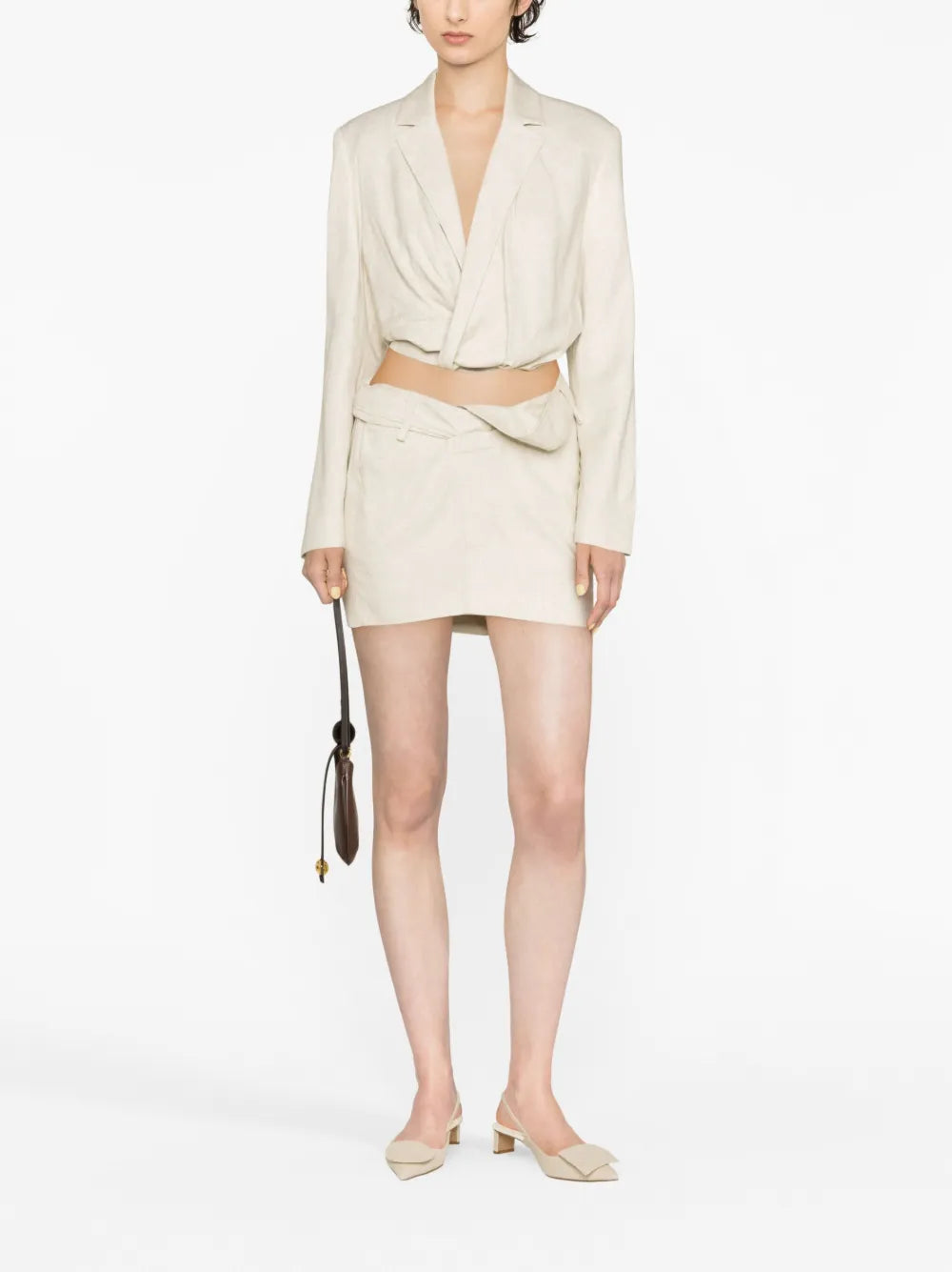 Bahia Twist-Detail Miniskirt