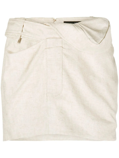 Bahia Twist-Detail Miniskirt