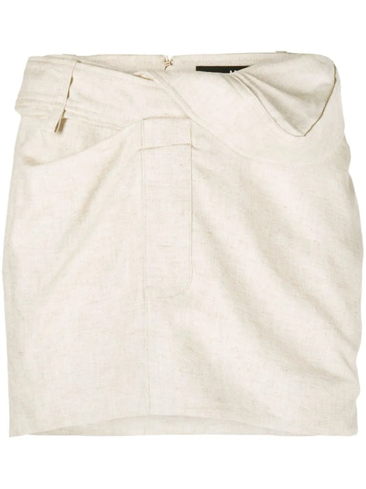 Bahia Twist-Detail Miniskirt