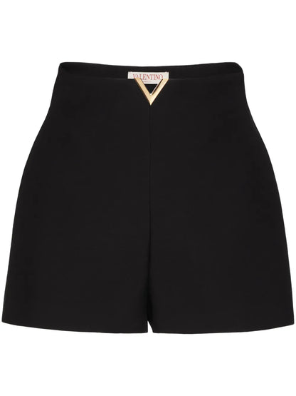 Crepe Couture Tailored Shorts