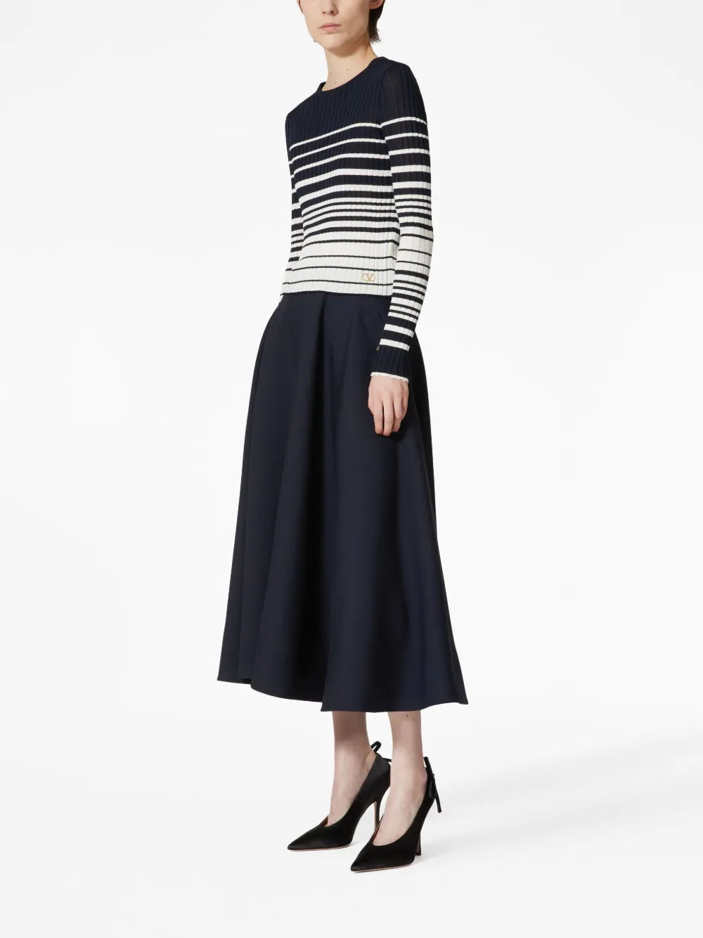 Striped Knitted Jumper