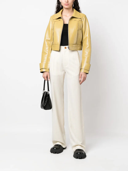 Straight-Leg Tailored Trousers