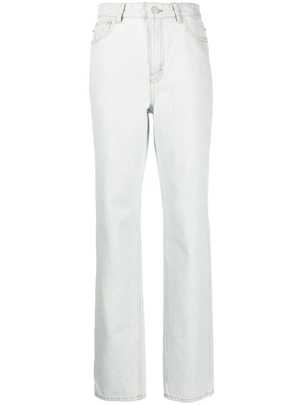 Mid-Rise Straight-Leg Jeans