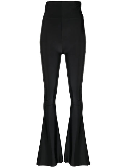 Extra-High-Waist Flared Trousers