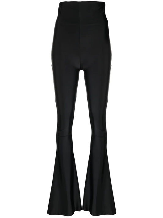Extra-High-Waist Flared Trousers