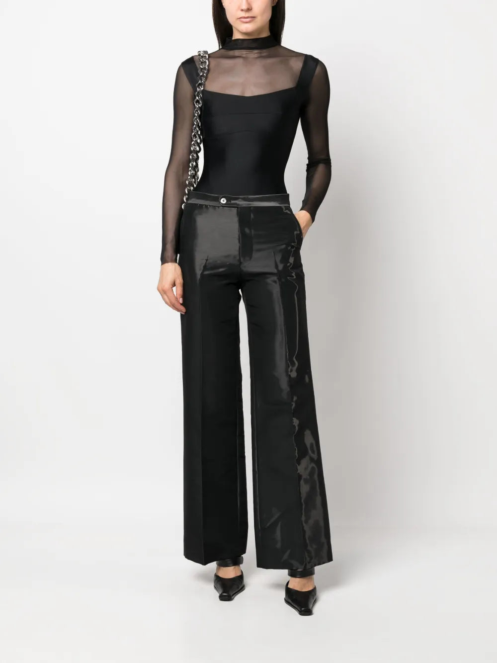 Semi-Sheer Bodysuit