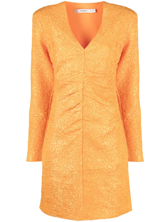 Jacquard V-Neck Dress