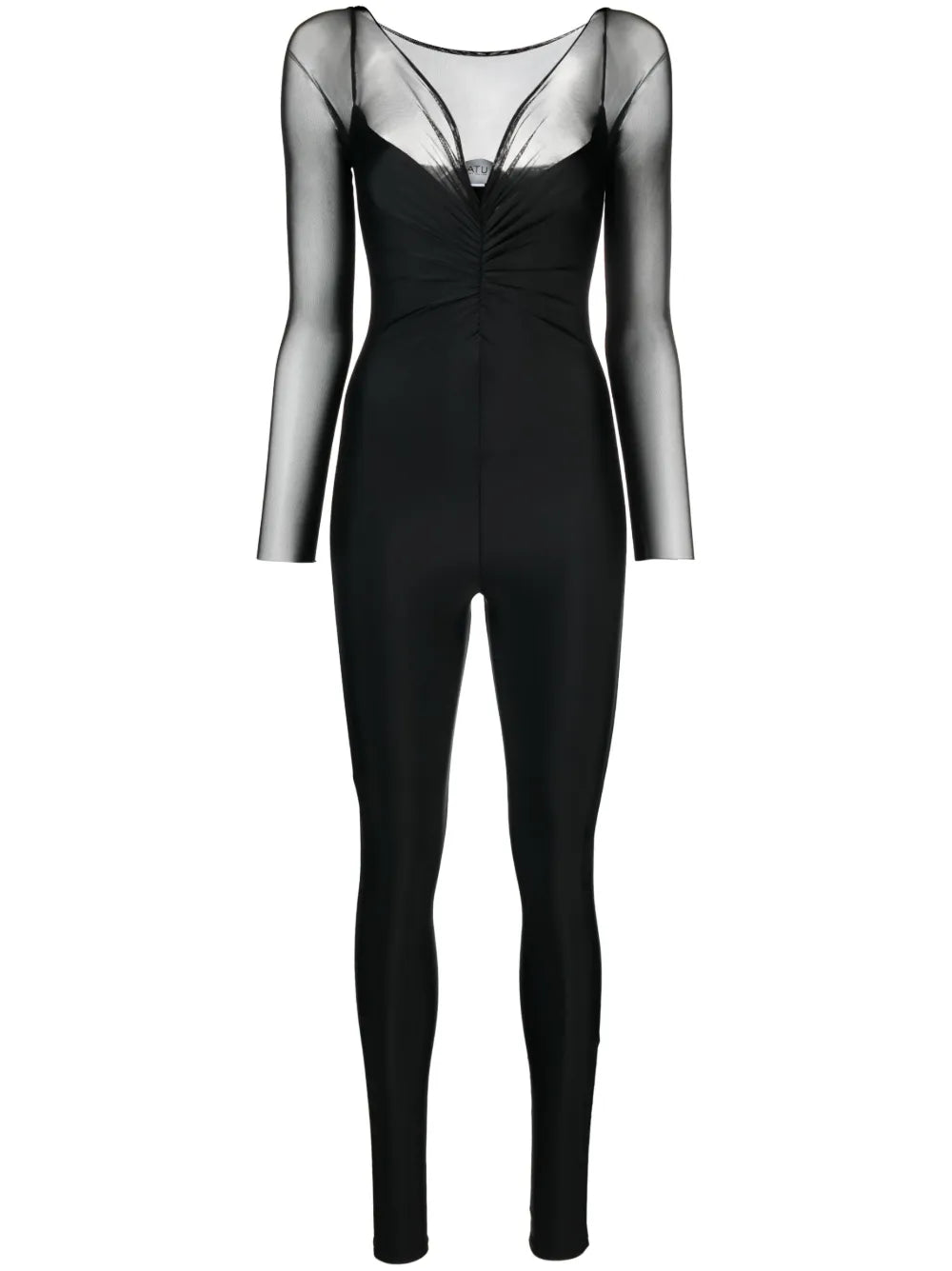 V-Neck Bodycon Jumpsuit