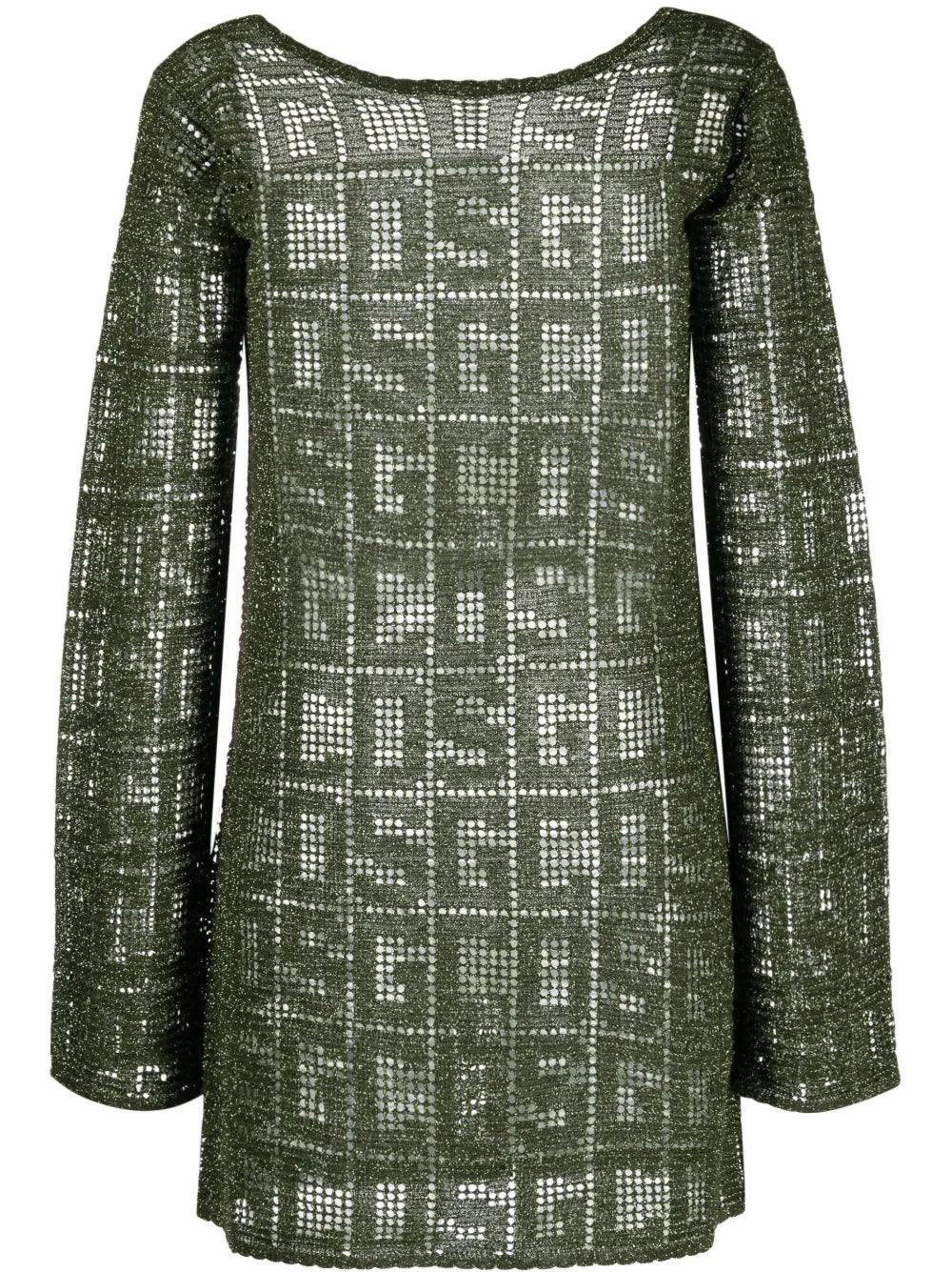 Monogram-Knit Minidress