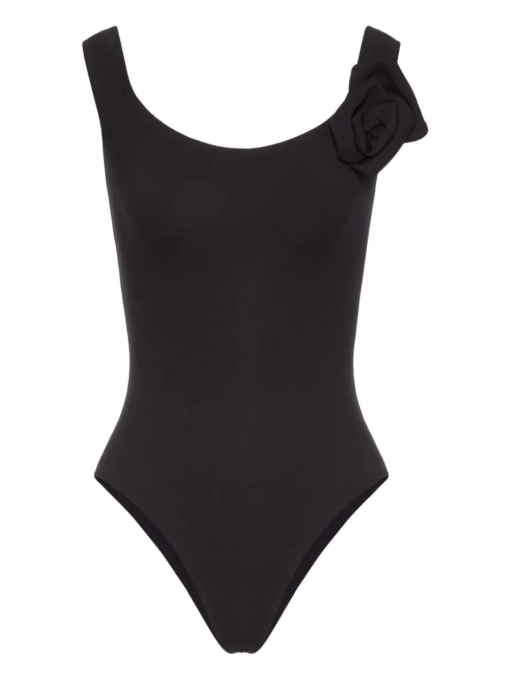 Floral-Appliqué Swimsuit