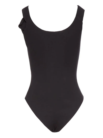 Floral-Appliqué Swimsuit