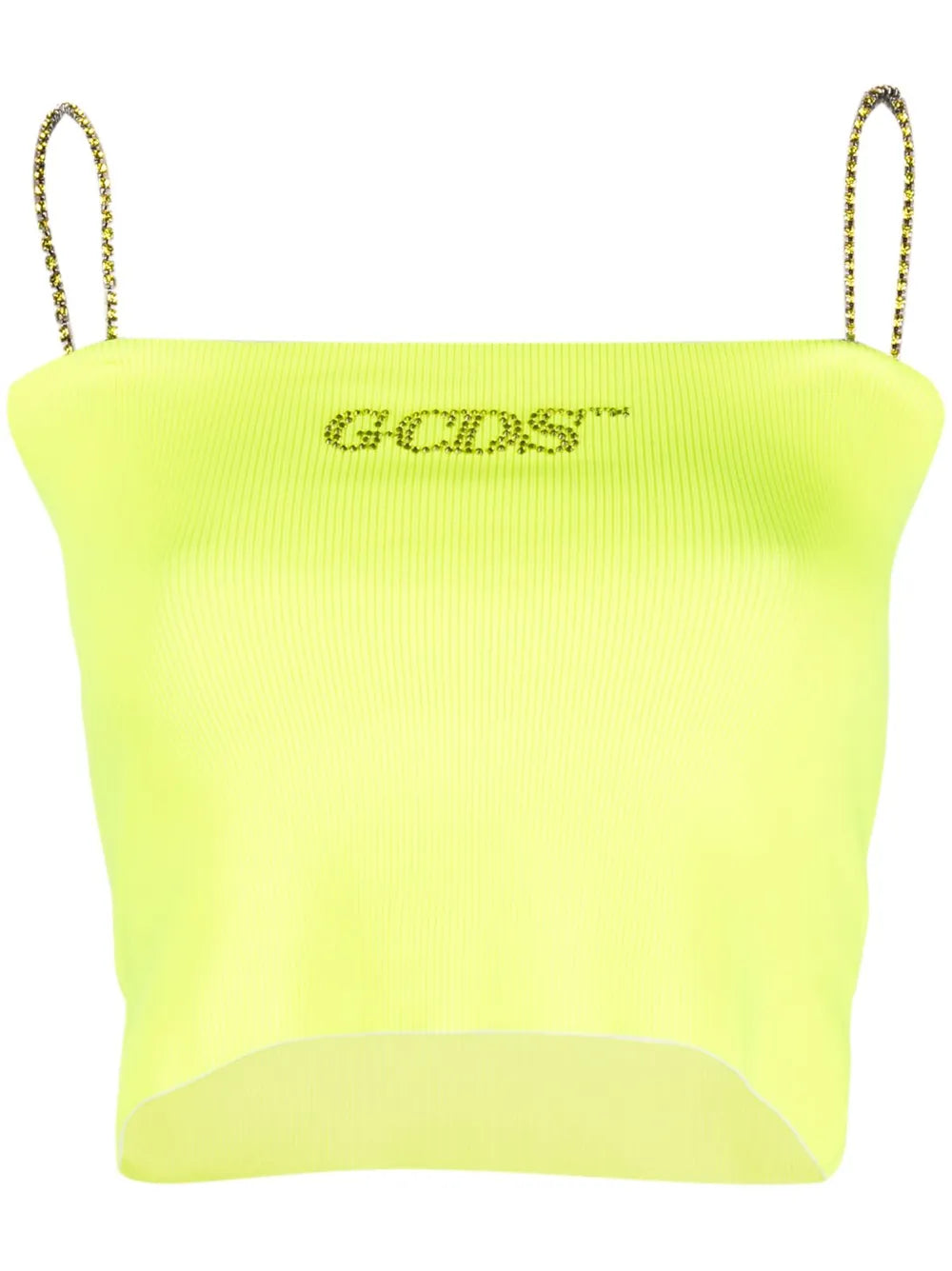 Crystal-Embellished Logo Tank Top
