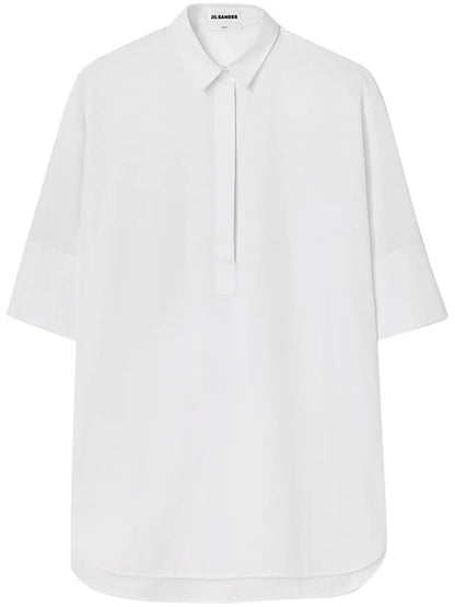 Friday Puff-Sleeve Cotton Shirt