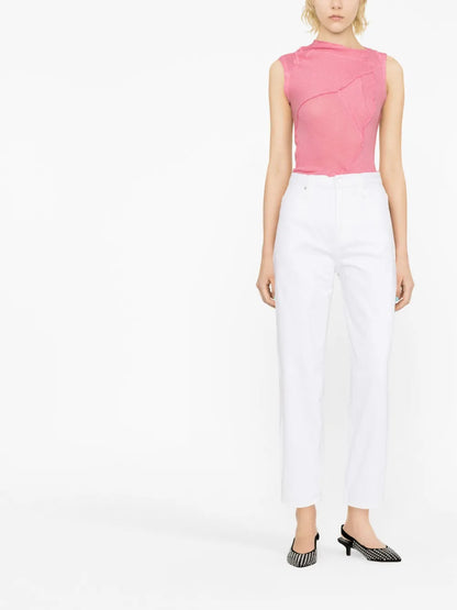 High-Rise Barrel Jeans