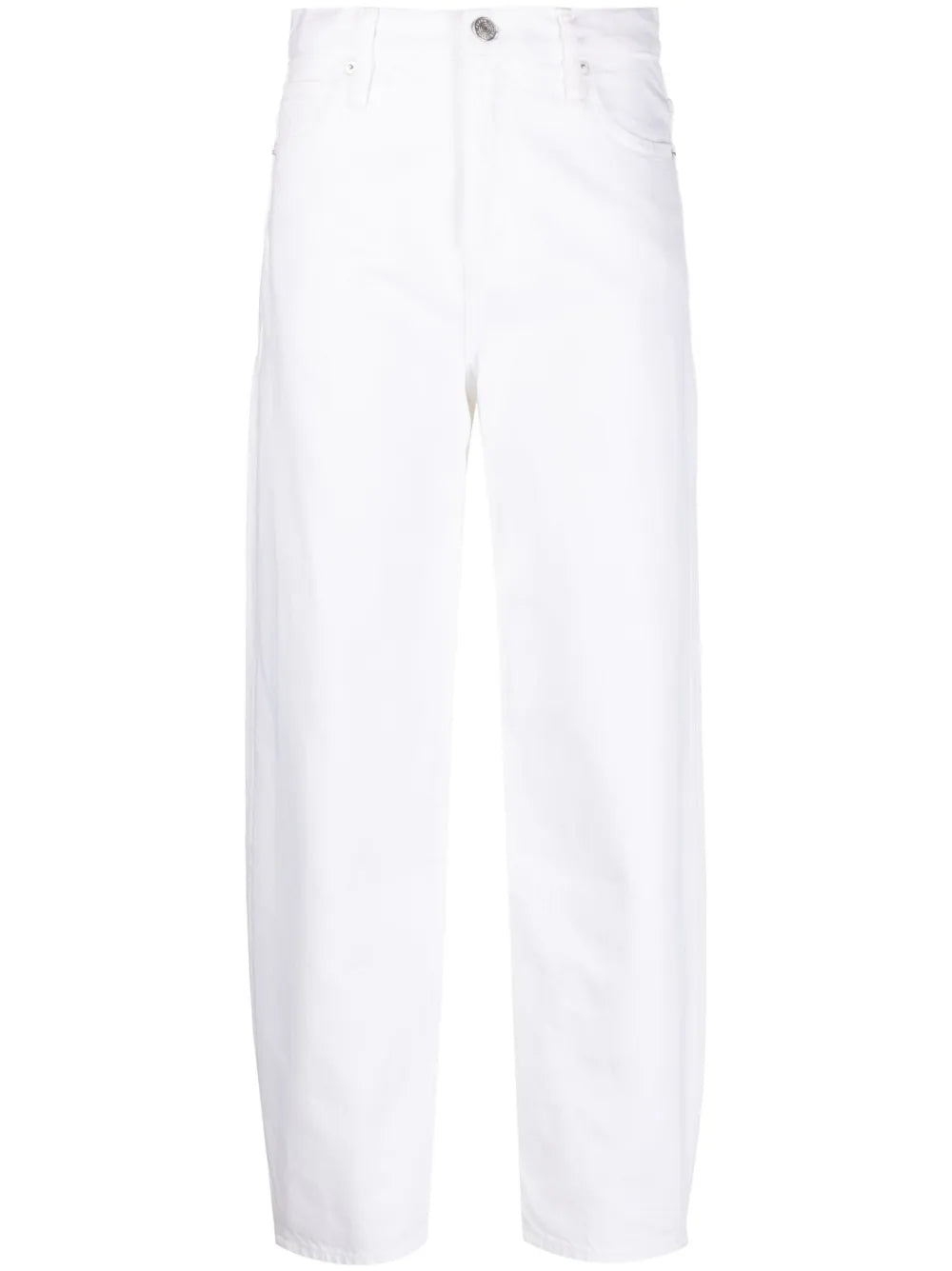 High-Rise Barrel Jeans