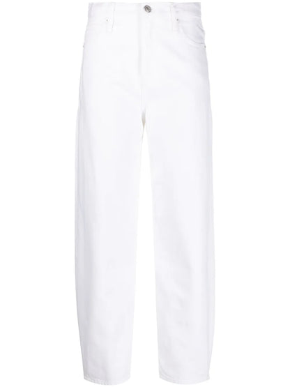 High-Rise Barrel Jeans