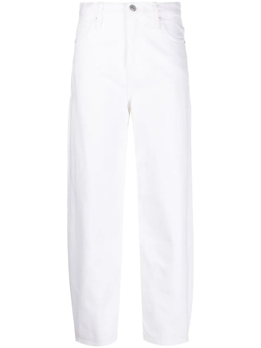 High-Rise Barrel Jeans