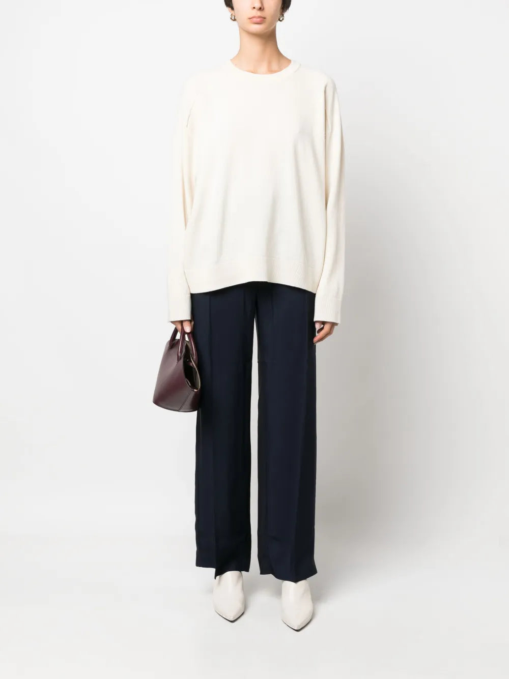 Ribbed-Knit Cashmere Jumper