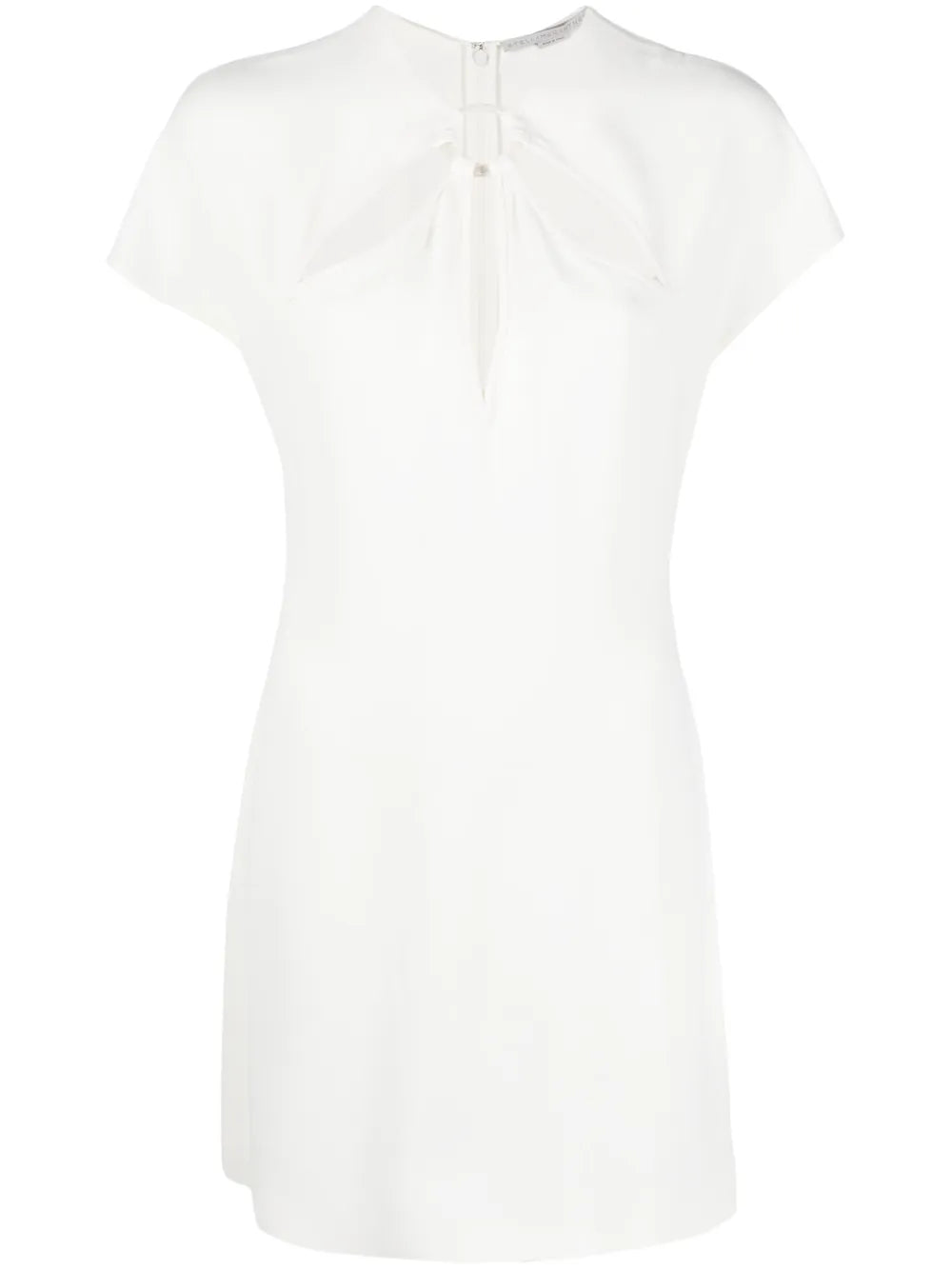 Cut-Out Short-Sleeve Minidress