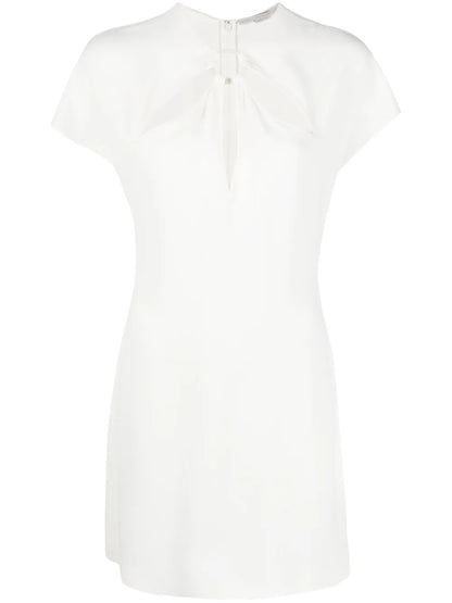 Cut-Out Short-Sleeve Minidress