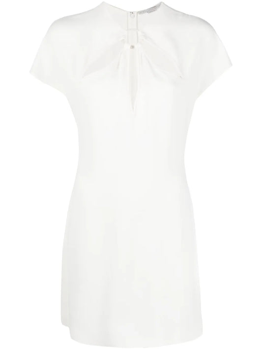 Cut-Out Short-Sleeve Minidress