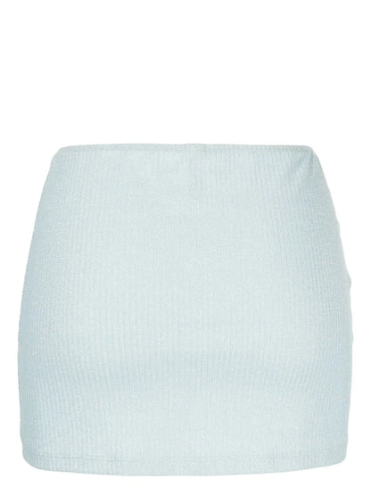 Ribbed Mini Skirt