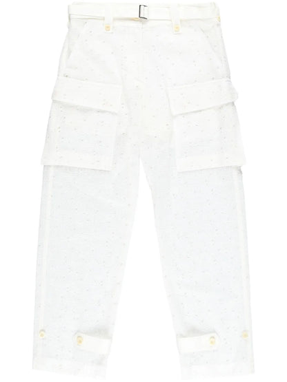 Logo-Embroidery Trousers