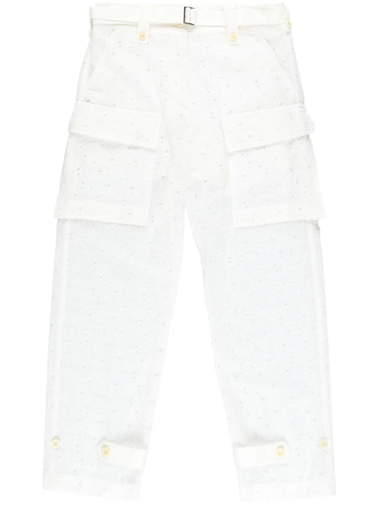 Logo-Embroidery Trousers