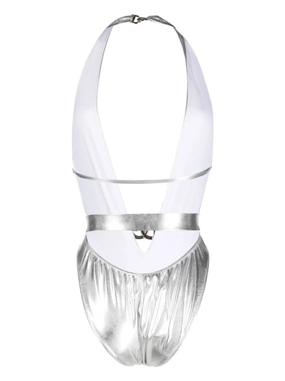 Logo-Plaque Swimsuit